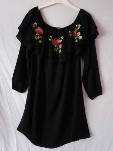 Ladies black long - ladies, sleeved