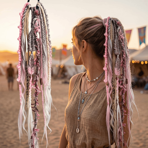 Long braided ponytail braid - braided,