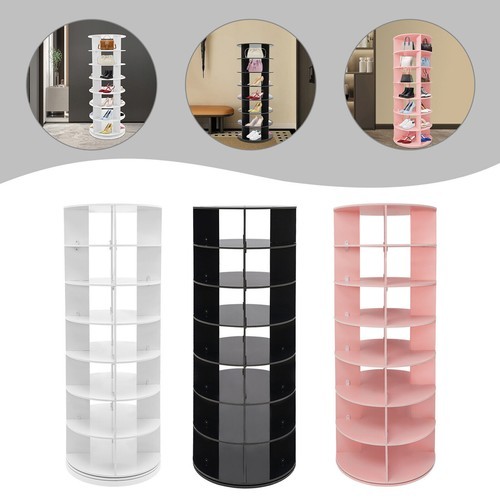 Tier rotating shoe rack - 7,
