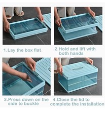 3 X Plastic Storage Boxes -