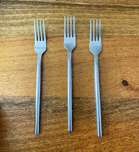 Stainless steel ikea - 3x, dinner