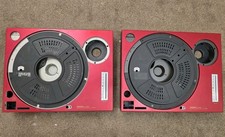 2 x Technics Mk2 1200/1210 Plinths Wrapped In Red Excellent Condition