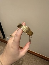 Rolled Gold Patterned Bangle