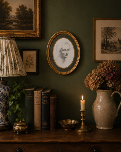 Vintage antique framed - antique,