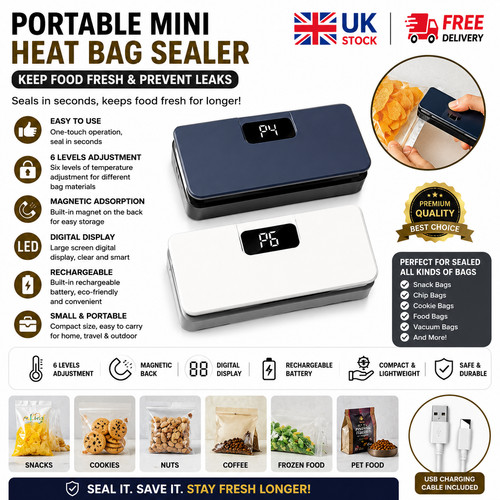 Plastic bag sealer - bag, mini