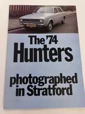 1974 Hillman Hunter Brochure – GT & GLS Models – Chrysler UK – Oct 1973
