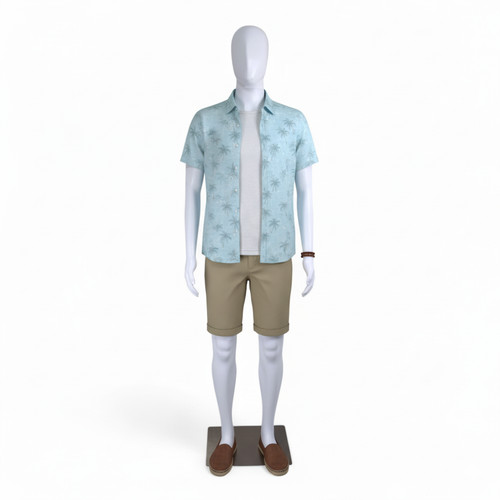 Male mannequin matt white - mannequin,