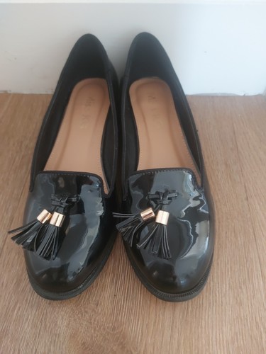 Miss black patent tassle - miss,