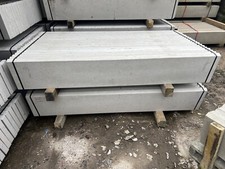 •New• Reinforced Smooth Concrete Fencing Gravel Boards / Base Panels - 6Ft x 1Ft