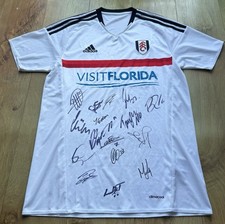 Fulham 2016/2017 Squad Signed Shirt - Size Medium