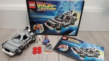 Lego 21103 Back To The Future DeLorean Time Machine Complete Box & Instructions