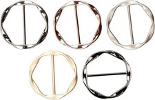5pcs Metal T Shirt Tie Clips