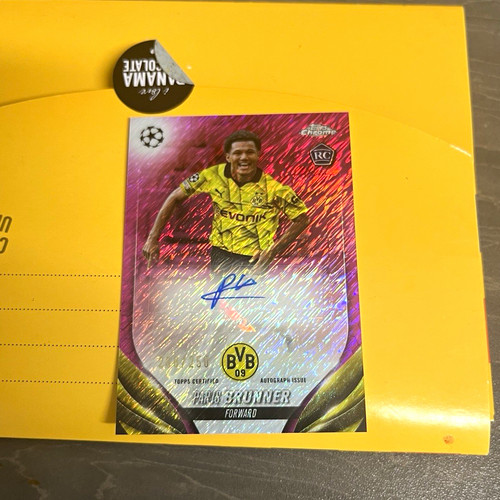 Topps chrome ucl paris brunner - ucl,