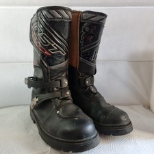 RST MX 2 JUNIOR MOTOCROSS BOOTS SIZE UK 5 Black Motorbike