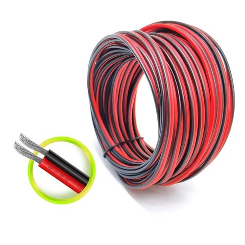 10m red black 5mm - red, &