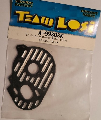 Team losi motor plate black - motor,