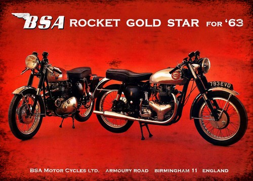 Bsa rocket gold - bsa, star