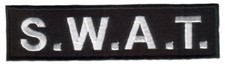 2x SWAT ARMY MILITARY FANCY DRESS IRON SEW ON PATCH BADGE EMBLEM TSHIRT UKSELLER