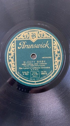 Rare 78rpm record abe - ,