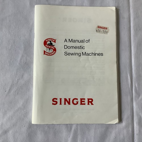 Singer manual of domestic - singer,