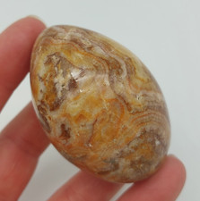 Natural Crazy Lace Agate Egg