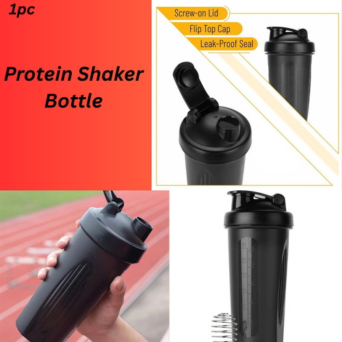 1pc 20oz 600ml protein shaker - 1pc,