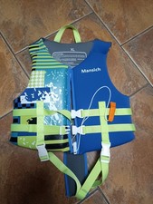 CHILDS LIFE JACKET SWIM VEST Size XL AGE 9-11. MANISCH. USED