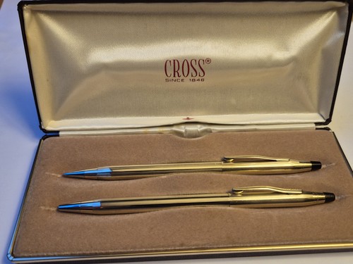 Vintage cross 12kt rolled - rolled, gold