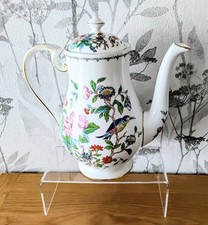 AYNSLEY Pembroke Coffee Pot - Bone China  - Made in England 