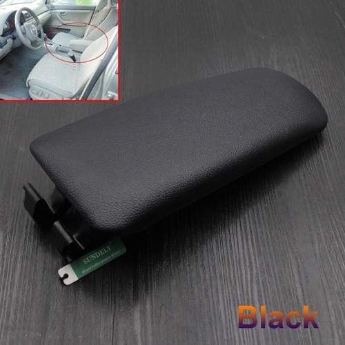 Black leather armrest - black,