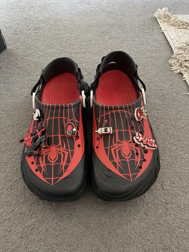 Spiderman miles morales crocs - spiderman,