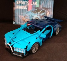 Construction Block Sports Car, Ex Display. Approx 25cm + Instructions. Freepost