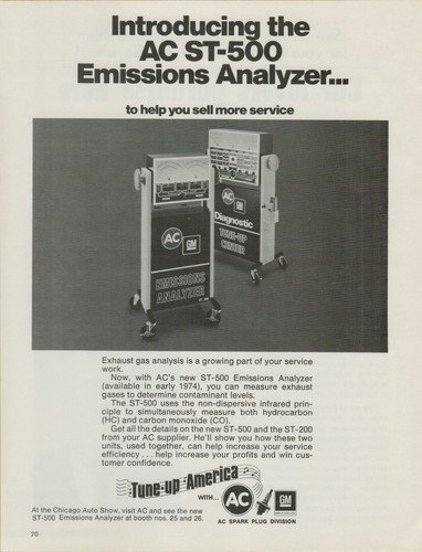 1974 500 emissions - ac, st-500