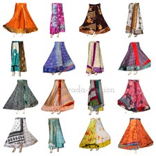 Indian Silk Wrap Around Skirt