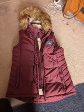 Ladies Gilet Burgundy Size 12
