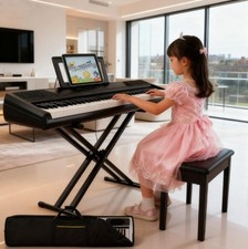 88 keys Keyboard Electronic Digital Piano semi weighted Bluetooth UK New