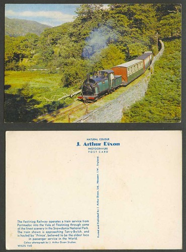 Ffestiniog railway locomotive - railway,