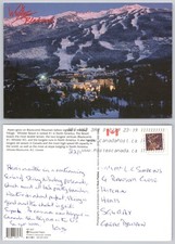 x03136  Whistler Blackcomb British Columbia Canada  postcard 2001 stamp