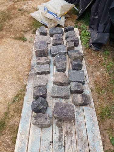 Granite setts reclaimed - granite,