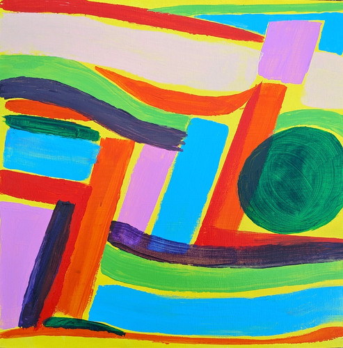 Abstract painting ives 20 - painting,