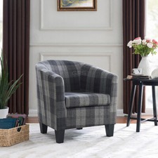 Tub chair faux - tub, or