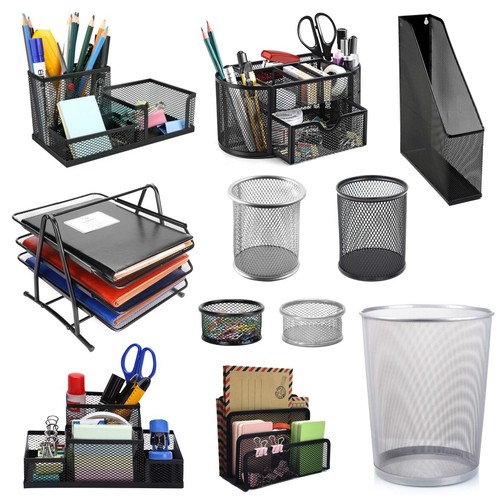 Office mesh desk tidy - mesh,