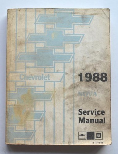 1988 chevrolet nova - 1988,