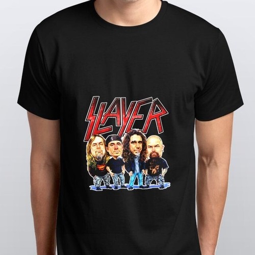 Slayer cartoon shirt sizes - t-shirt,
