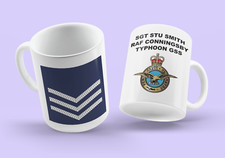 RAF Mug | Royal Air Force Cup| SNCO | CPL | Customised Air Force