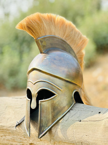 Corinthian helmet spartan - helmet, |