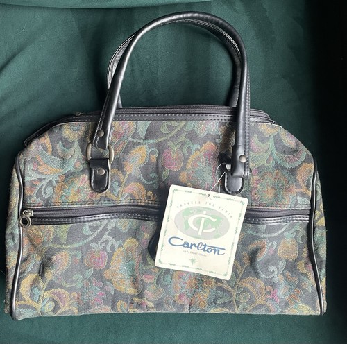 Vintage carlton tapestry bag - tapestry,