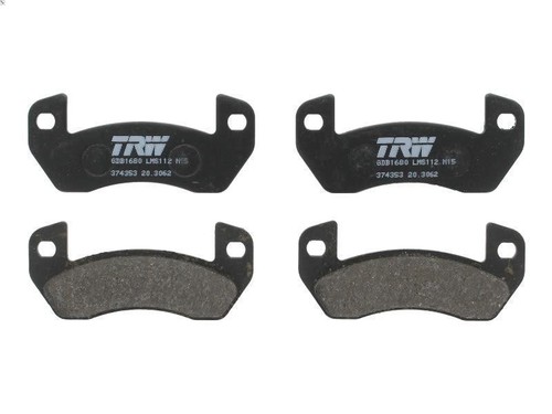 Brake pad set - set,, trw