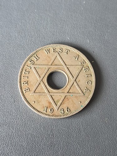 British west africa halfpenny - british,