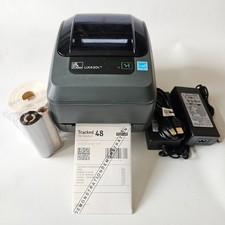 Zebra GX430t WIFI LAN USB Direct  Thermal Transfer Label Printer Ribbon PSU 787